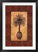 Palm Mosaic II Framed Print