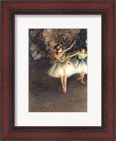 Framed Two Dancers on a Stage