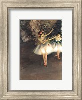 Framed Two Dancers on a Stage