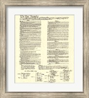 Framed Constitution (Document)