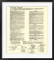 Framed Constitution (Document)