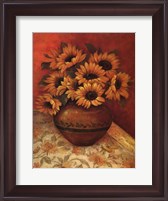 Framed Tuscan Sunflowers II