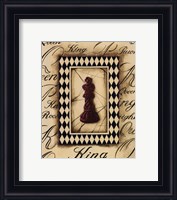 Framed Chess King - Mini
