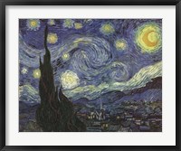 Framed Starry Night, c.1889