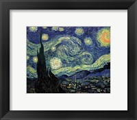 Framed Starry Night, c.1889