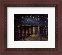 Framed Starry Night over the Rhone, c.1888