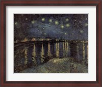 Framed Starry Night over the Rhone, c.1888