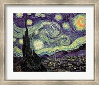 Framed Starry Night, c.1889