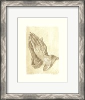 Framed Praying Hands, c.1508 (sepia)