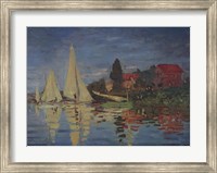 Framed Regatta at Argenteuil