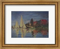 Framed Regatta at Argenteuil