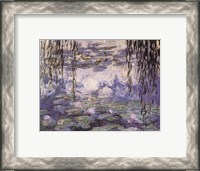 Framed Water Lilies and Willow Branches, c.1917