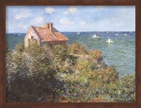 Framed Fisherman's Cottage on the Cliffs at Varengeville, 1882