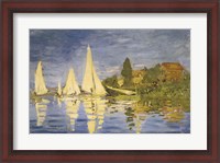 Framed Regatta at Argenteuil