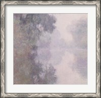 Framed Seine at Giverny, Morning Mists, 1897