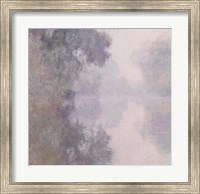 Framed Seine at Giverny, Morning Mists, 1897