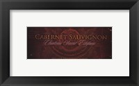 Framed Cabernet Sauvignon
