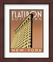 Framed Flatiron Building