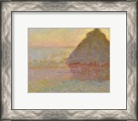 Framed Grainstack (Sunset), 1891