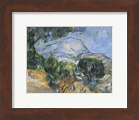 Framed Mount Sainte-Victorie, c.1904 V2