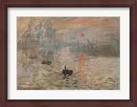 Framed Impression, Sunrise, c.1872 (green)