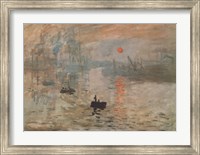 Framed Impression, Sunrise, c.1872 (green)