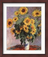 Framed Sunflowers, c.1881