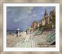 Framed Beach at Trouville, c.1870