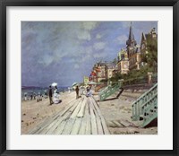 Framed Beach at Trouville, c.1870