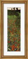 Framed Field of Poppies, c.1907 (detail) - vertical