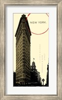 Framed Graphic New York Neutral