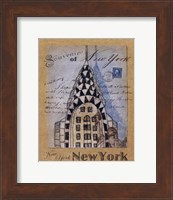 Framed Souvenir of New York