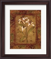 Framed Garden Lilies II