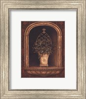 Framed Olive Topiary Niches II - petite