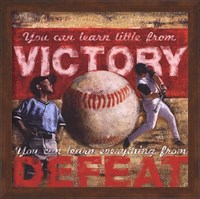 Framed Victory - Baseball