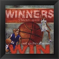 Framed Winners - Basketball
