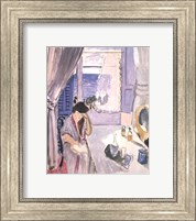 Framed Woman Reading at a Dressing Table, late 1919