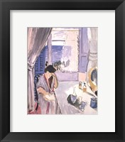 Framed Woman Reading at a Dressing Table, late 1919