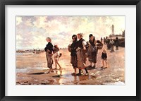 Framed Oyster Gatherers of Cancale