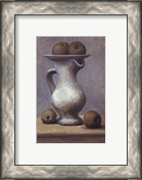 Framed Still Life with Pitcher and Apple