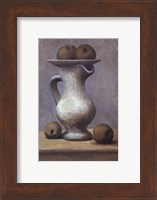Framed Still Life with Pitcher and Apple