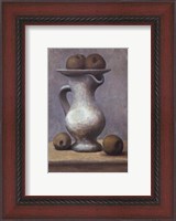 Framed Still Life with Pitcher and Apple