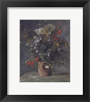 Framed Flowers in a Vase, c. 1866