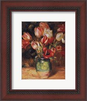 Framed Tulips in a Vase