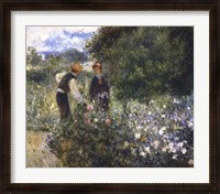 Framed Picking Flowers