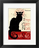 Framed Tournee du Chat Noir