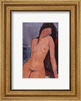 Framed Seated Nude, ca. 1917