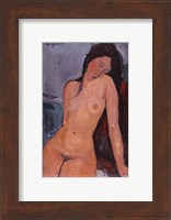 Framed Seated Nude, ca. 1917