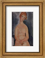 Framed Seated Nude, ca. 1918