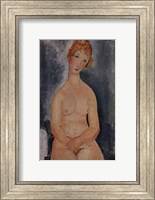 Framed Seated Nude, ca. 1918